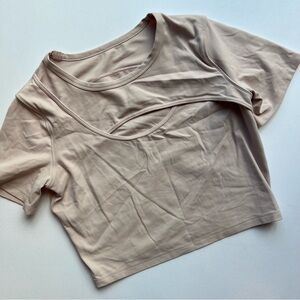 Lululemon Get Centred Short Sleeve | Size 6 | Color: Misty Pink